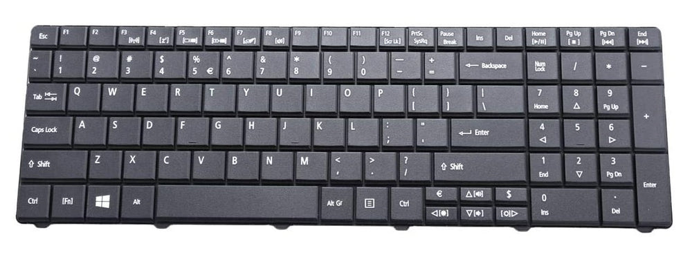 ACER Aspire 9800 - 9810 / 9Z.N8782.11D Black Replacement Laptop Keyboard - JS Bazar