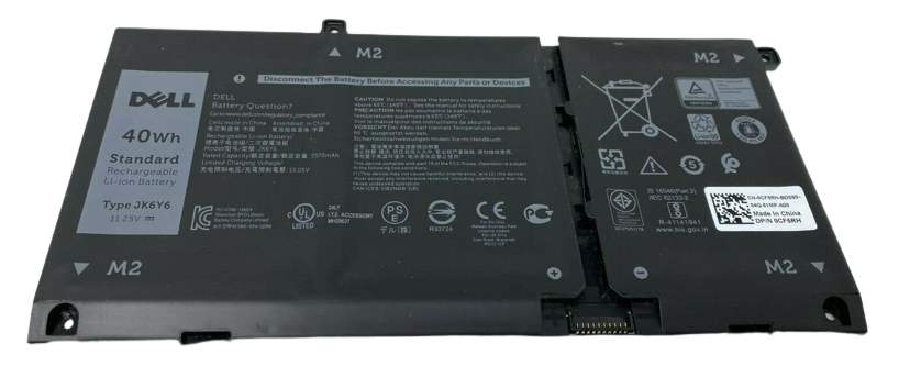 11.25V 40Wh C5KG6, JK6Y6 Dell Latitude 15 3510, Inspiron 13 5301, New Inspiron 15 5000 Laptop Battery - JS Bazar