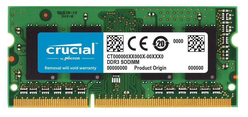 8GB Intel PC3-12800 DDR3-1600 204-pin SDRAM SODIMM (p/n INTEL-8GB-DDR3-1600S) RAM Crucial