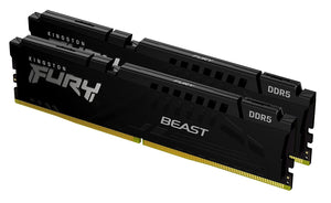 Kingston Fury Beast 32GB (2x16 GB Kit) Desktop Memory, DDR5, | KF552C40BBK2-32 RAM JS Bazar