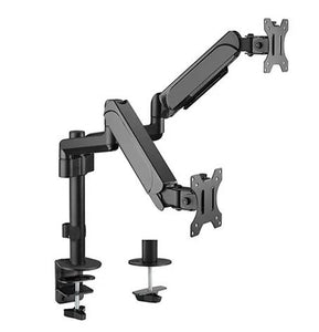 Dual Monitors Pole-Mounted Gas Spring Monitor Arm | LDT48-C024 - JS Bazar