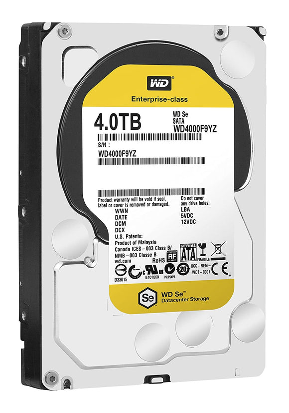 Western Digital 4TB SE 7200 RPM 64MB Cache SATA 6.0Gb/s 3.5 inch Datacenter Capacity HDD | WD4000F9YZ Hard Drives JS Bazar