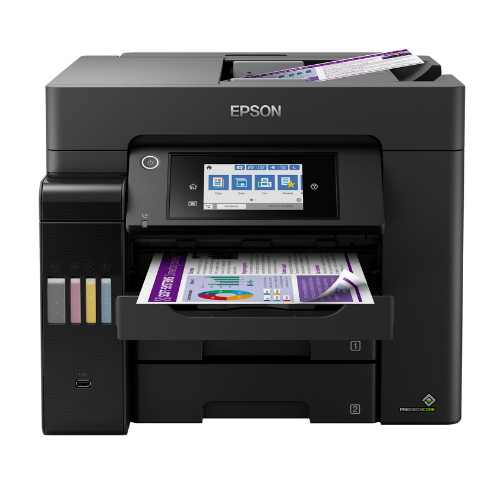 Epson EcoTank L6570 Wi-Fi Duplex Multifunction InkTank Office Printer with ADF, Black - JS Bazar