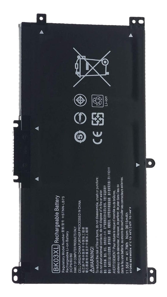 BK03XL Replacement HP Pavilion X360 14-BA010NC, Pavilion X360 14-BA037NS Laptop Battery - JS Bazar