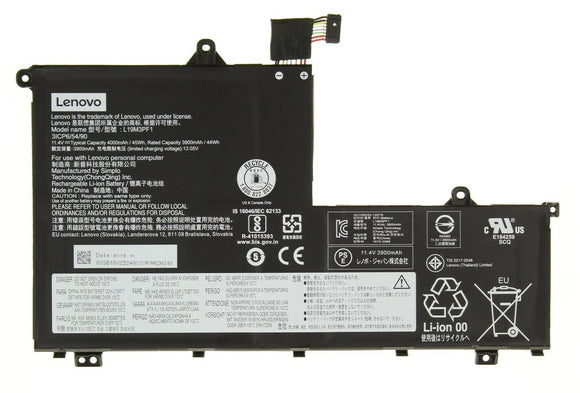 L19M3PF1 Lenovo ThinkBook 14-IML 15-IML 14-IIL 15-IIL, ThinkBook 15 20SM0015US Replacement Laptop Battery Laptop Batteries JS Bazar