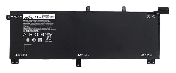 Replacement T0TRM Dell XPS 15 9530,Dell Precision M3800 Series[Li-Polymer 61WH 11.1V] Battery Laptop Batteries JS Bazar