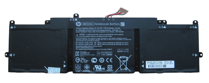 Replacement HP ME03XL, TPN-Q156, Stream 11-D032TU-N4F92PA, Laptop Battery - JS Bazar