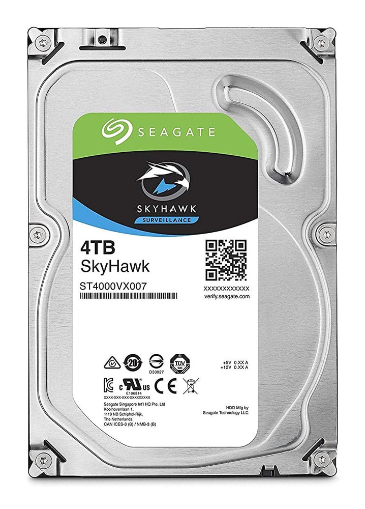 Seagate 4TB SkyHawk Surveillance Hard Drive - SATA 6Gb/s 64MB Cache 3.5-Inch Internal Drive | ST4000VX007 - JS Bazar