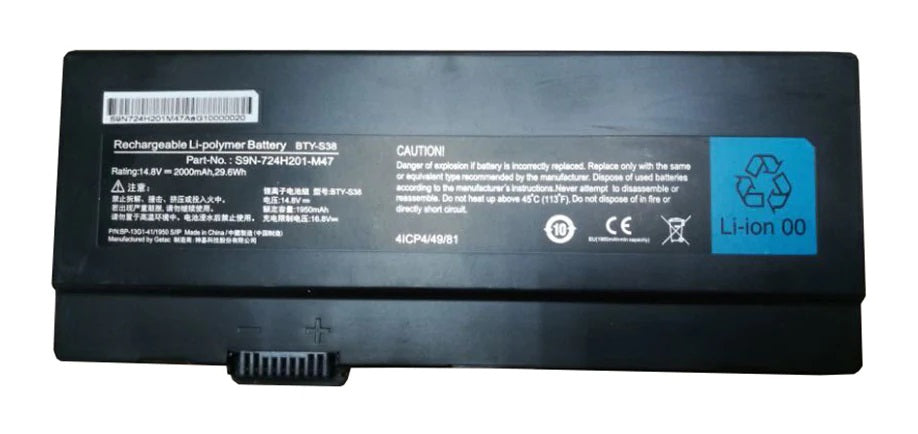 Msi BTY-S38 MSI BTY-S38 S9N-724H201-M47 Tablet Laptop Battery - JS Bazar