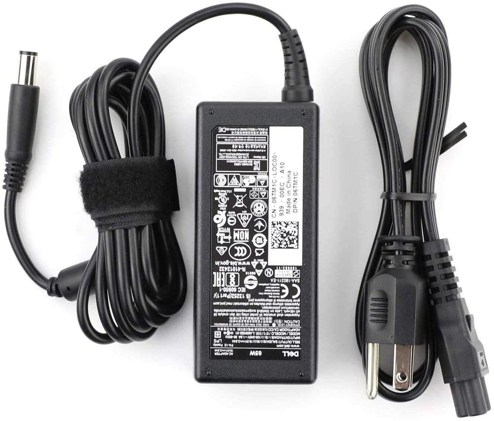 Replacement Dell Laptop AC Adapter 65 Watt 19.5v 3.34a LA65NS2-01 Compatible with 09RN2C 6TM1C HA65NS5-00 A065R039L - JS Bazar