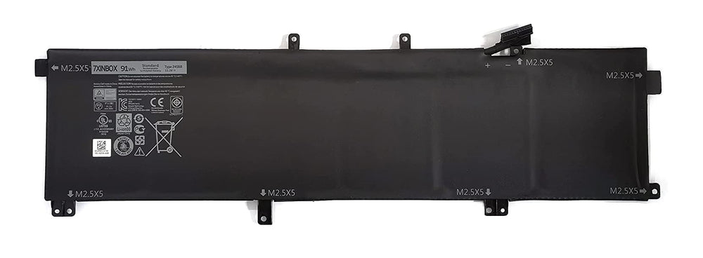 Replacement 245RR Dell XPS 15 9530 M3800 series T0TRM H76MV 7D1WJ 11.1V 91wh Replacement Laptop Battery - JS Bazar