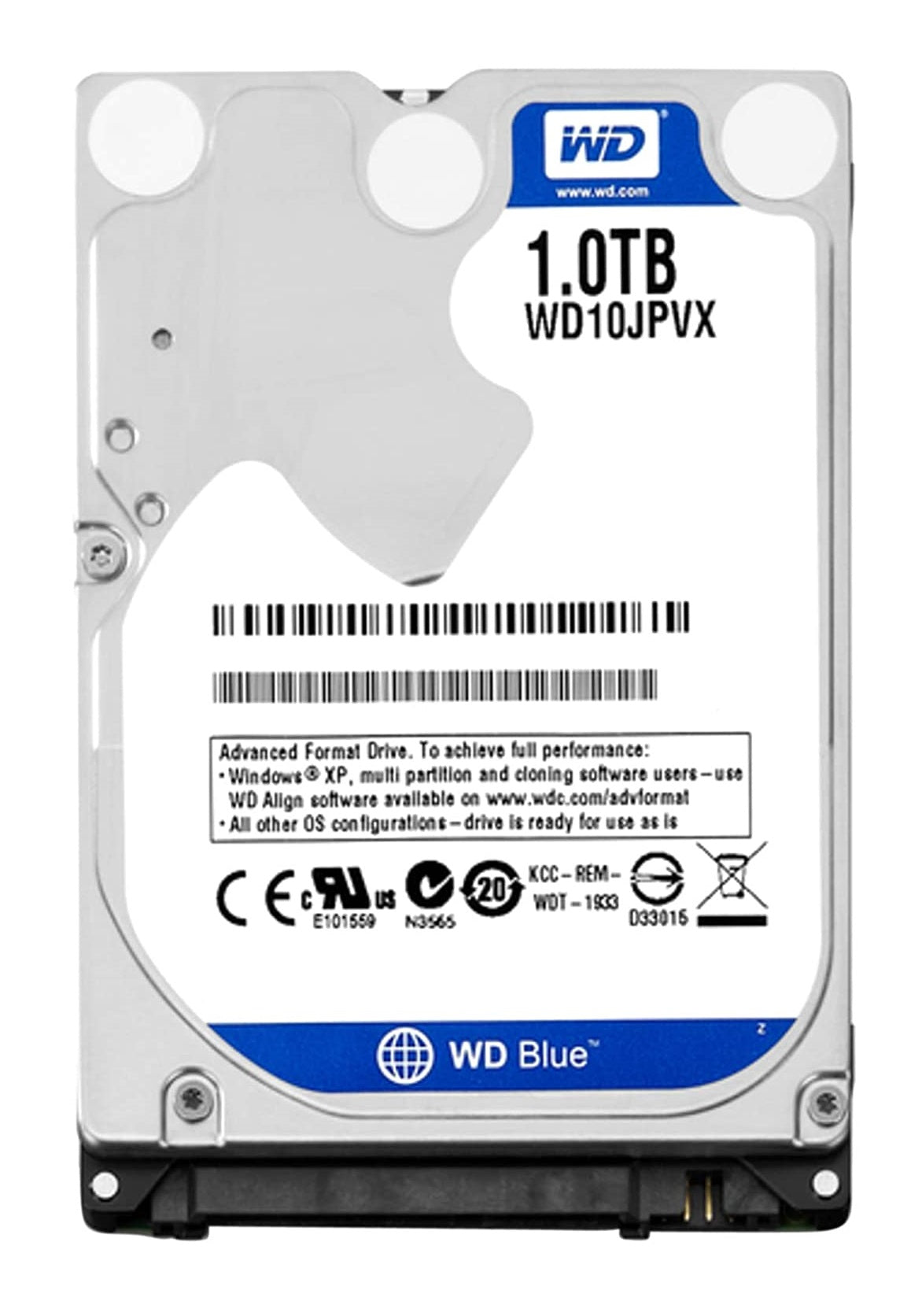 Western Digital 1TB Scorpio Blue 5400 RPM 8MB Cache SATA 3.0Gb/s 2.5 Internal Notebook Hard Drive Bare Drive | WD10JPVX-22JC3T0 Hard Drives JS Bazar