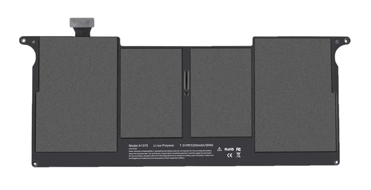 Apple mackbook air 11 a1406 a1370 a1465 2011 2012 black replacement laptop battery - JS Bazar