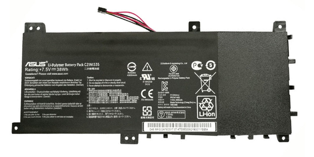C21N1335 Asus VivoBook S451LN-CA004H, VivoBook S451LN-CA021H Asus Laptop Battery Laptop Batteries JS Bazar