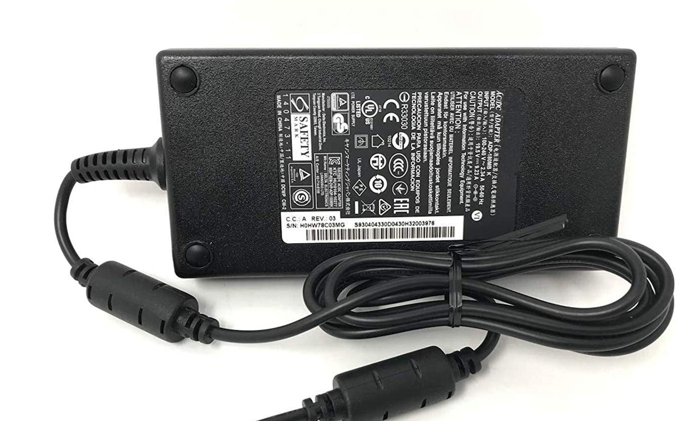 Original 180W for MSI Gaming Laptop MSI GL75 Leopard 10SDR-222 MSI GL65 Leopard GL65 10SEK-062, 10SEK-022, 10SDK-222, GL65 10SEK-284 GL75 Leopard 10SFK-029 Power Charger Laptop Charger JS Bazar