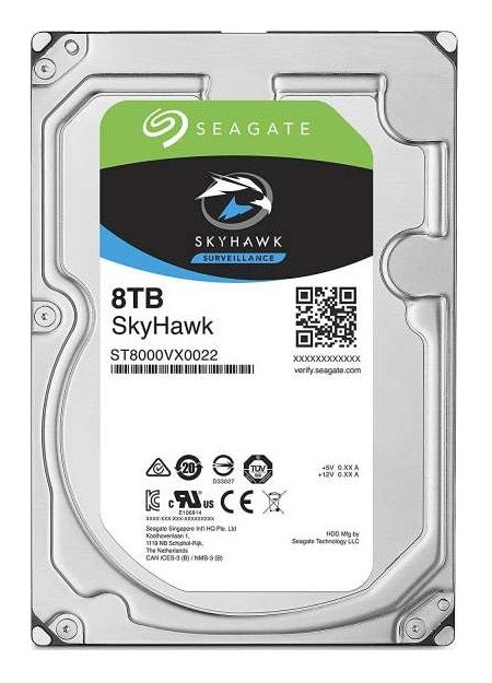 Seagate 8TB SkyHawk Surveillance Hard Drive - SATA 6Gb/s 256MB Cache 3.5-Inch Internal Drive | ST8000VX0022 - ST8000VX004 Hard Drives JS Bazar