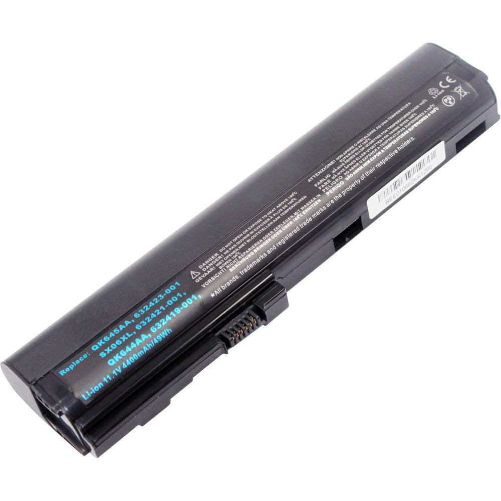 62Wh Replacement SX09 SX03 SX06 HP EliteBook 2560P 2570P HSTNN-DB2M HSTNN-UB2L HSTNN-I92C 632417-001 Laptop Battery - JS Bazar