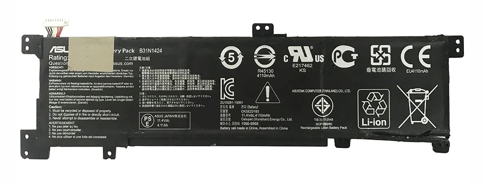 B31N1424 Asus A401UB, A401UQ, A401UQ-FA123T, K401LB, K401UQ Replacement Laptop Battery Laptop Batteries JS Bazar