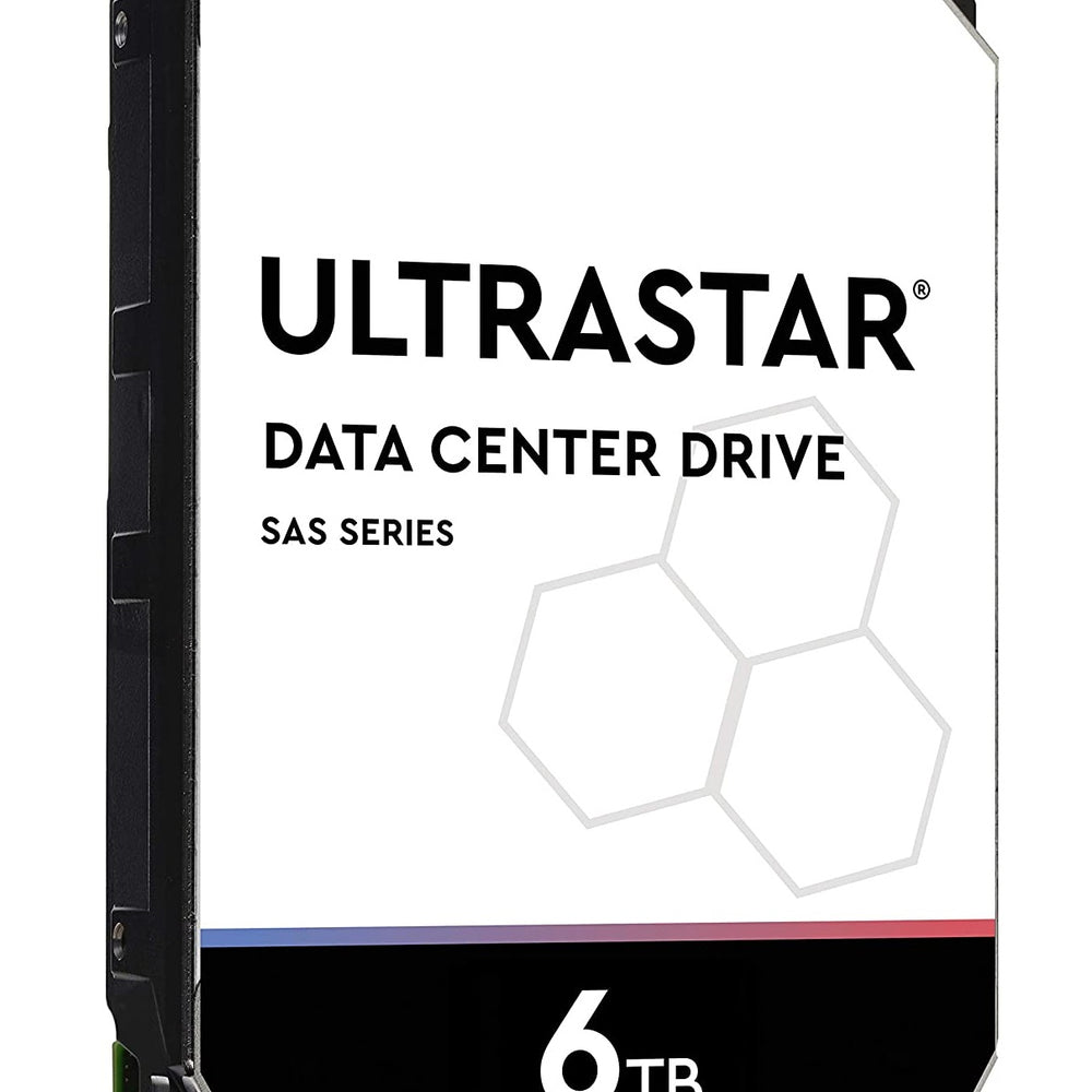 Western Digital Ultrastar DC HDD Server 7K6, 3.5 Form Factor, 6TB, 256MB, 7200 RPM, SAS 12Gb/s, 512E SE | HUS726T6TAL5204 - JS Bazar