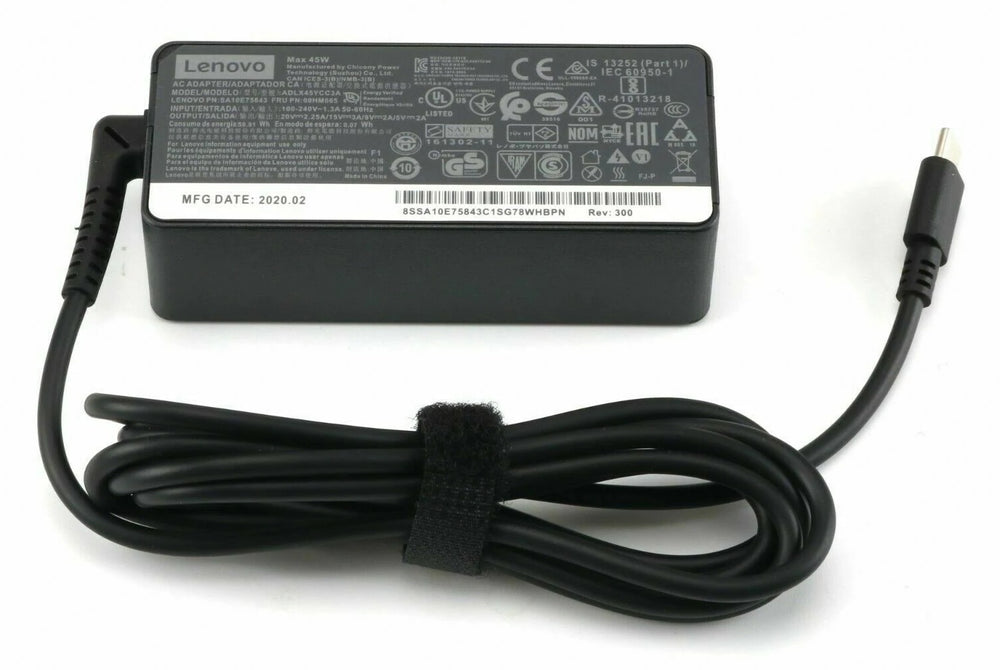 45W ADLX45YLC3A SA10E75841 00HM663 Lenovo Yoga 720-13IKB 80X6, 910-13IKB 80VF USB-C Type-C AC Replacement Adapter - JS Bazar