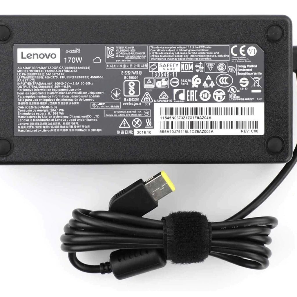 20V 8.5A square tip 170W ADL170NDC3A 5A10J46694 ADP-170CB B Laptop AC Replacement Adapter for Lenovo ThinkPad T440p W541 W540 PA-1171-71 Tablet