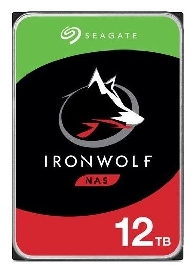 Seagate IronWolf 12TB NAS Hard Drive, 7200 RPM 256MB Cache SATA 6.0Gb/s CMR 3.5