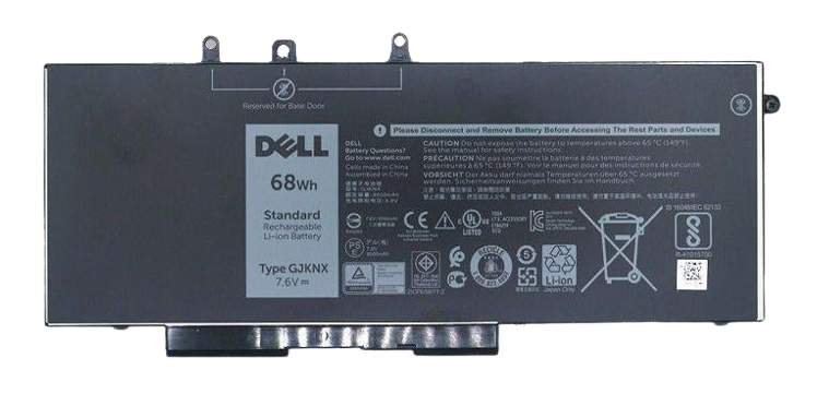 7.6V 68wh Replacement GJKNX GD1JP Dell Latitude 15 5580 5480 5280 M3520 M3530 Replacement Laptop Battery - JS Bazar