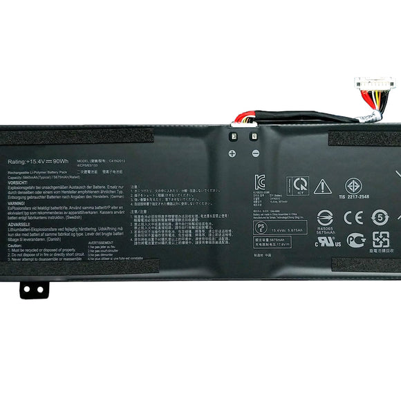 C41N2013 Asus ROG Strix G17 G713QR, Asus ROG Strix SCAR 17 G733QR Asus Laptop Battery Laptop Batteries JS Bazar