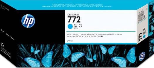 HP 772 300-ml Cyan DesignJet Ink Cartridge : CN636A Cartridges JS Bazar