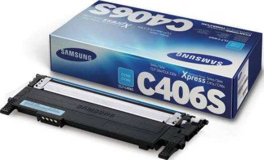 Samsung CLT-C406S Toner, Cyan Toners JS Bazar