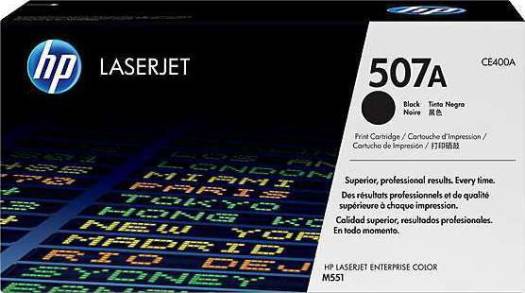 HP 507A Black Original LaserJet Toner Cartridge : CE400A Toners JS Bazar