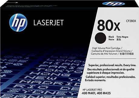 HP 80X High Yield Black Original LaserJet Toner Cartridge : CF280X Toners JS Bazar