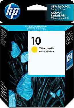 HP 10 YELLOW INK CARTRIDGE : C4842 Cartridges JS Bazar