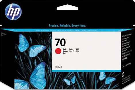 HP 70 130-ml Red Genuine Ink Cartridge : C9456A Cartridges JS Bazar