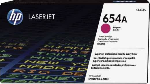 HP 654A Magenta LaserJet Toner Cartridge : CF333A Toners JS Bazar