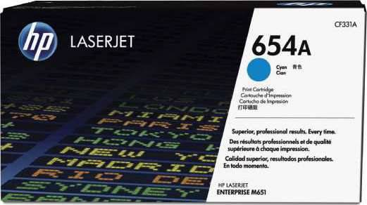 HP 654A Cyan LaserJet Toner Cartridge : CF331A Toners JS Bazar
