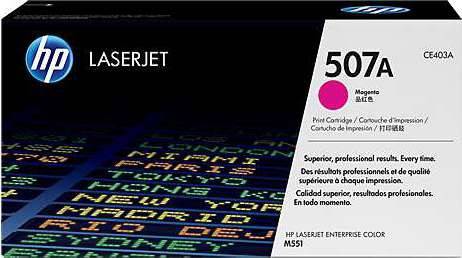 HP 507A Magenta LaserJet Toner Cartridge : CE403A Toners JS Bazar