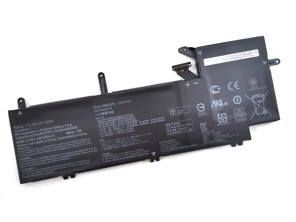 52WH C31N1704 Asus ZenBook Flip UX561UD-E2026R, Q535U Q535UD-BI7T11 Asus Laptop Battery Laptop Batteries JS Bazar