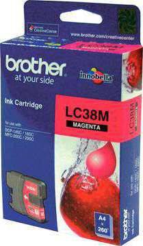Brother LC38M Ink Cartridge (Magenta Color) Cartridges JS Bazar