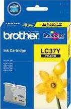 Brother LC37Y Yellow Ink Cartridge Cartridges JS Bazar