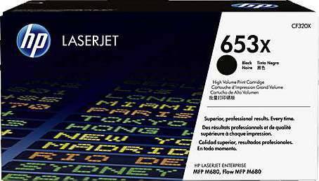 HP 653X High Yield Black Original LaserJet Toner Cartridge :CF320X Toners JS Bazar
