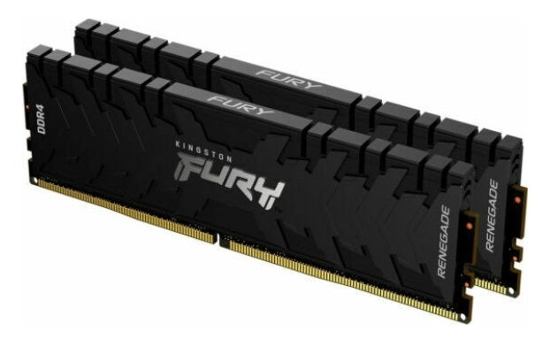 Kingston Fury Renegade 32GB (16GB x2) DDR4 Desktop Memory, 4000Mhz (PC4-32000) Speed, Non ECC DIMM, CL19, 288 Pin, 2 Modules | KF440C19RB1K2/32 - JS Bazar