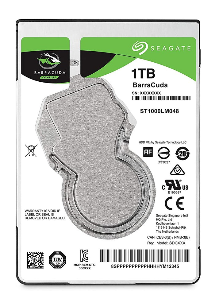 Seagate 1TB BarraCuda SATA 6Gb/s 128MB Cache 2.5-Inch 7mm Internal Hard Drive | ST1000LM048 - JS Bazar