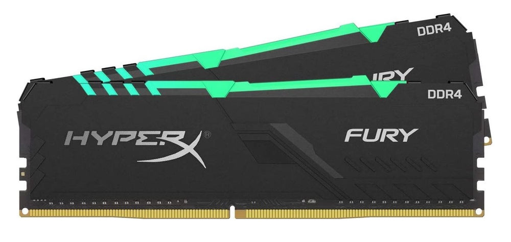 HyperX FURY RGB 32GB (2 x 16GB) 3200MHz DDR4 CL16 DIMM Desktop Memory | HX432C16FB3AK2/32 - JS Bazar