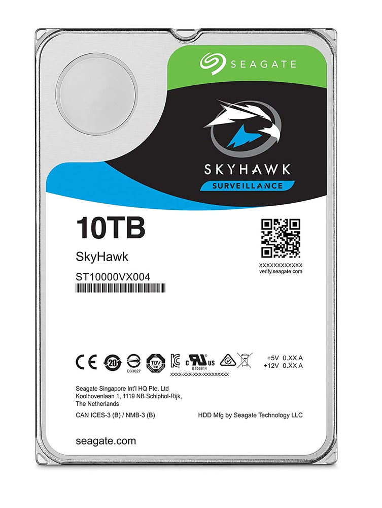 Seagate 10TB SkyHawk Surveillance Hard Drive - SATA 6Gb/s 256MB Cache 3.5-Inch Internal Drive | ST10000VX0004 - JS Bazar