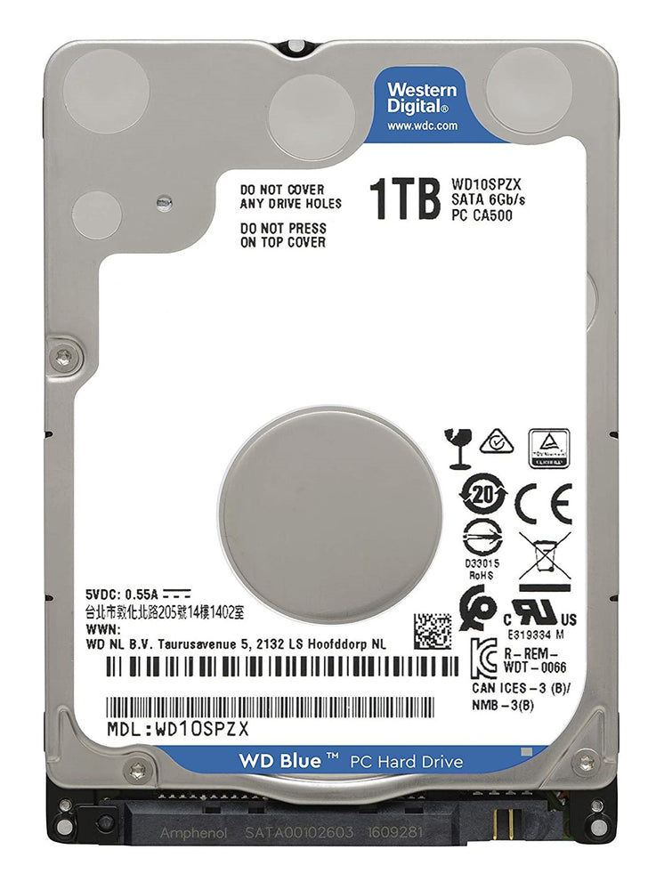 WD 1TB Blue Mobile Hard Drive - 5400 RPM 128MB Cache SATA 6Gb/s Cache 2.5 Inch - WD10SPZX - JS Bazar