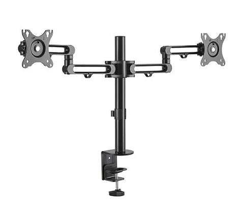 Dual Monitors Premium Aluminum Articulating Monitor Arm | 91-ldt30c024 Desktop Mount JS Bazar