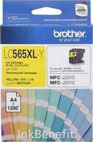 Brother LC565XL Ink Cartridge Yellow LC565XL-Y Cartridges JS Bazar