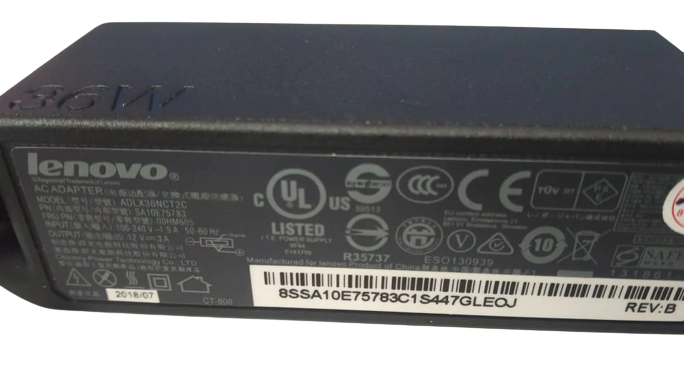 ADLX36NCT2C 36W Lenovo Thinkpad 10 Helix 2 M5Y70, Thinkpad 10 Helix 2 M5Y71 Laptop Replacement Adapter