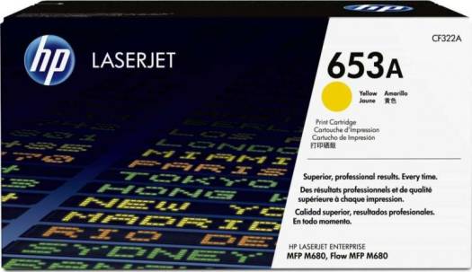 HP 653A Yellow Original LaserJet Toner Cartridge : CF322A Toners JS Bazar